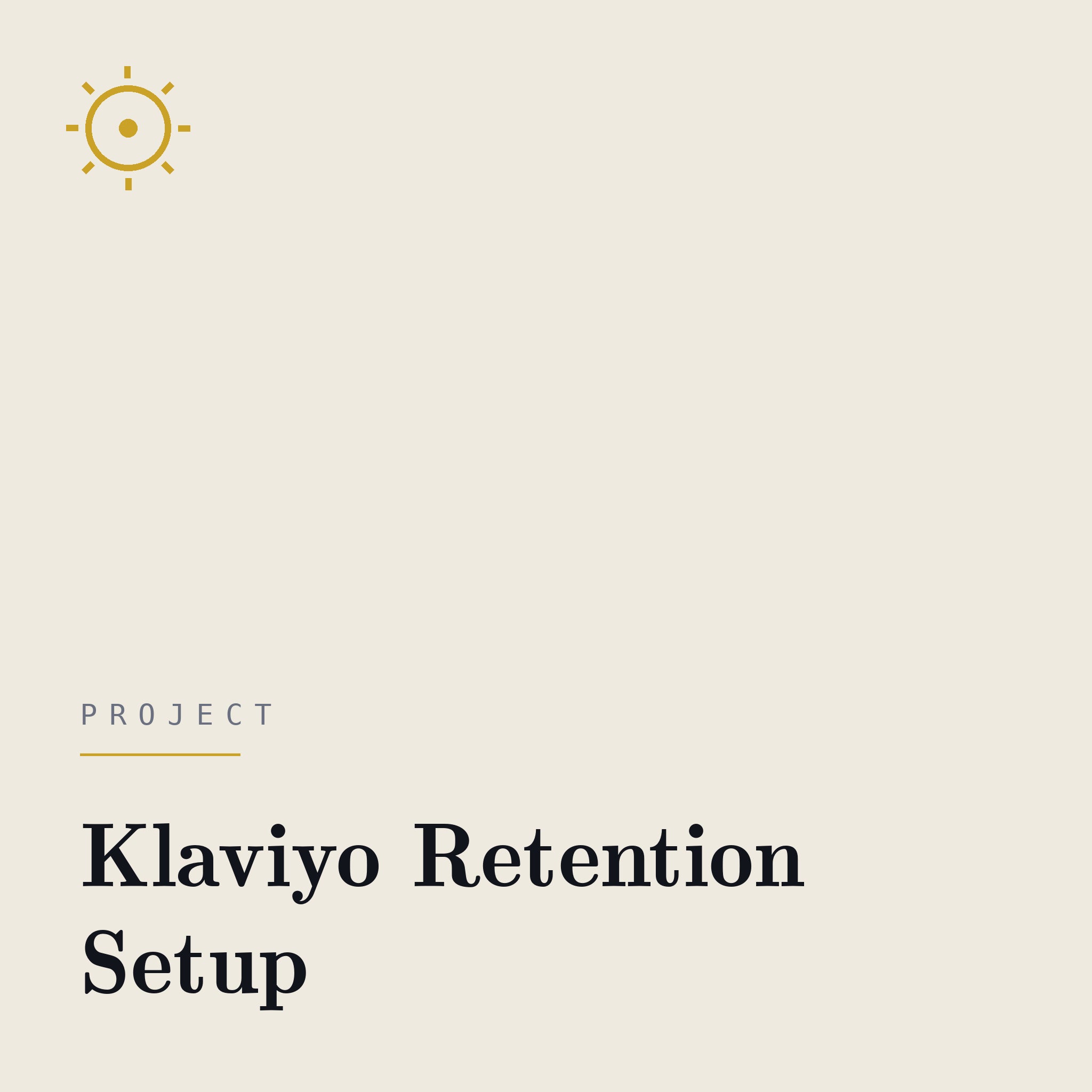 Klaviyo Retention Setup — Pleroma